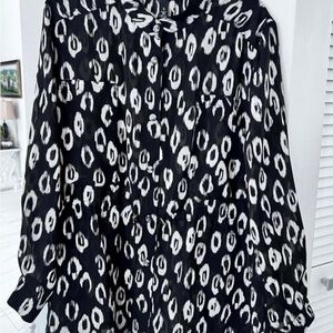 CHICO'S BLACK LABEL BLOUSE/JACKET